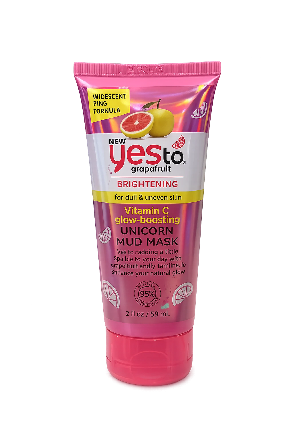 Yes To Grapefruit Brightening Vitamin C Glow-Boosting Unicorn Mud Mask 59ml