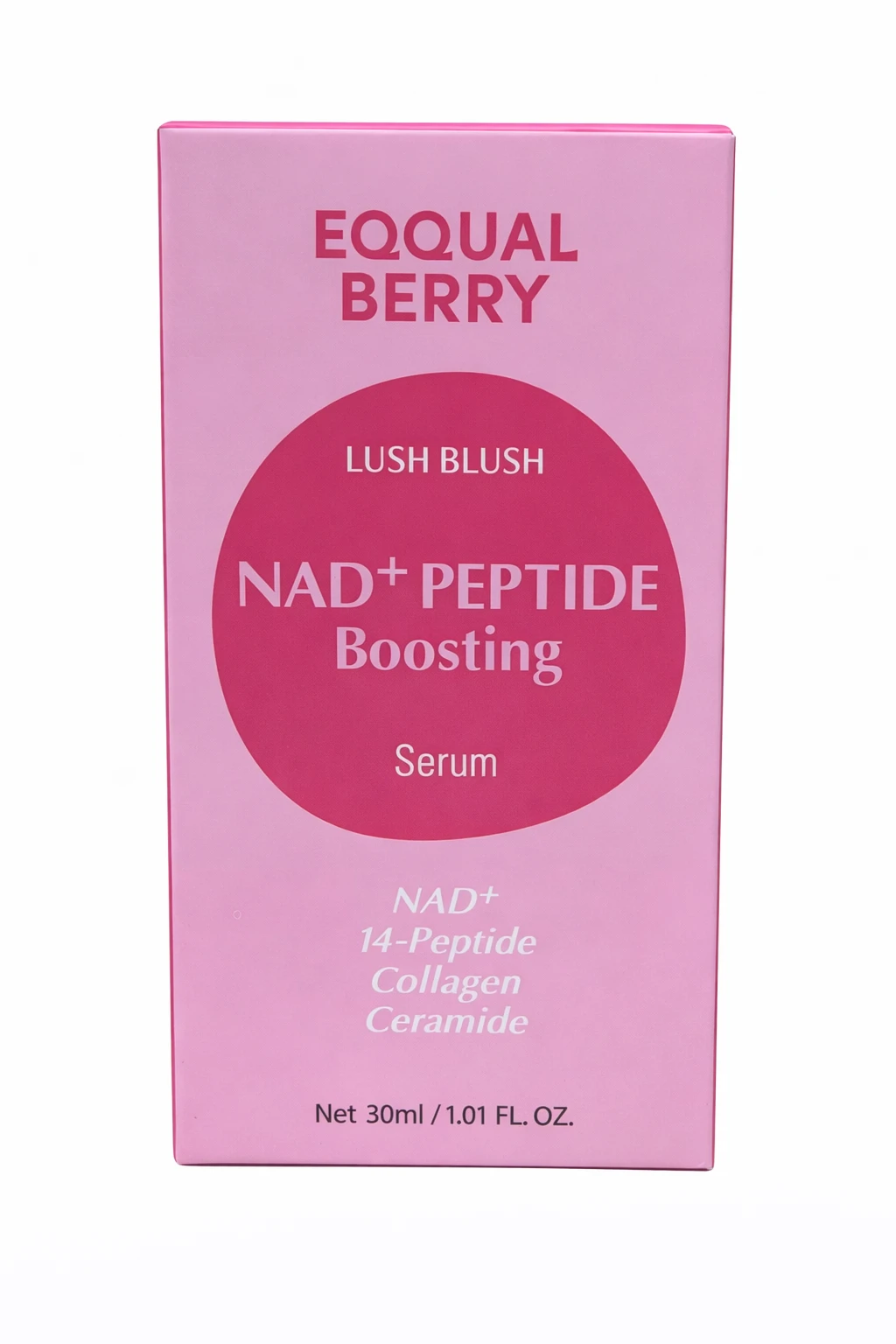 EQQUAL BERRY Lush Blush NAD+ Peptide Boosting Serum 30ml