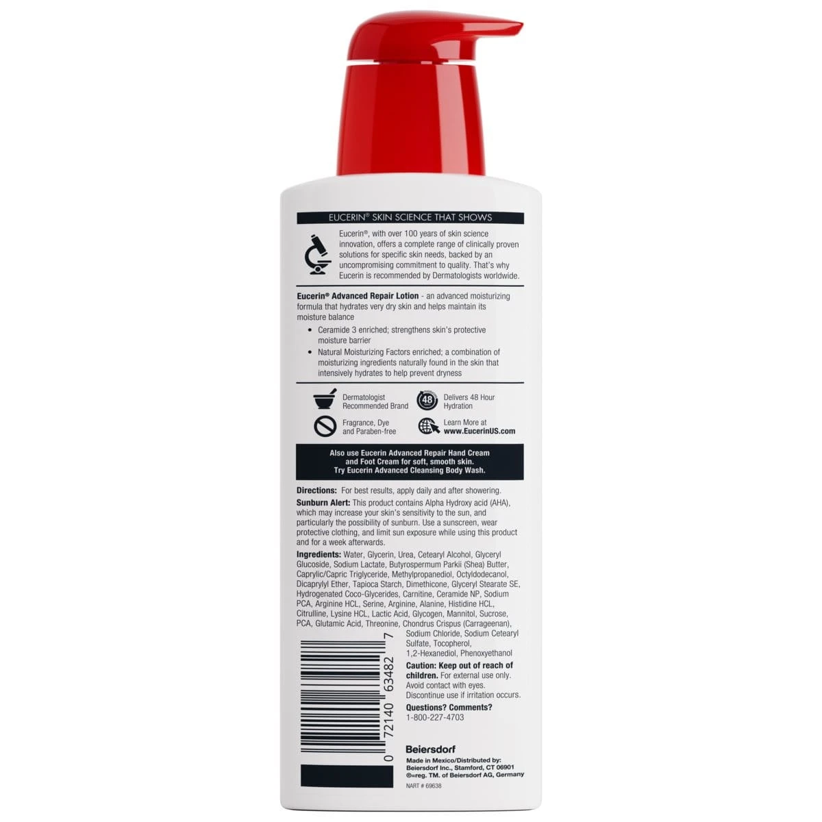 Eucerin Advanced Repair Lotion 500 ml