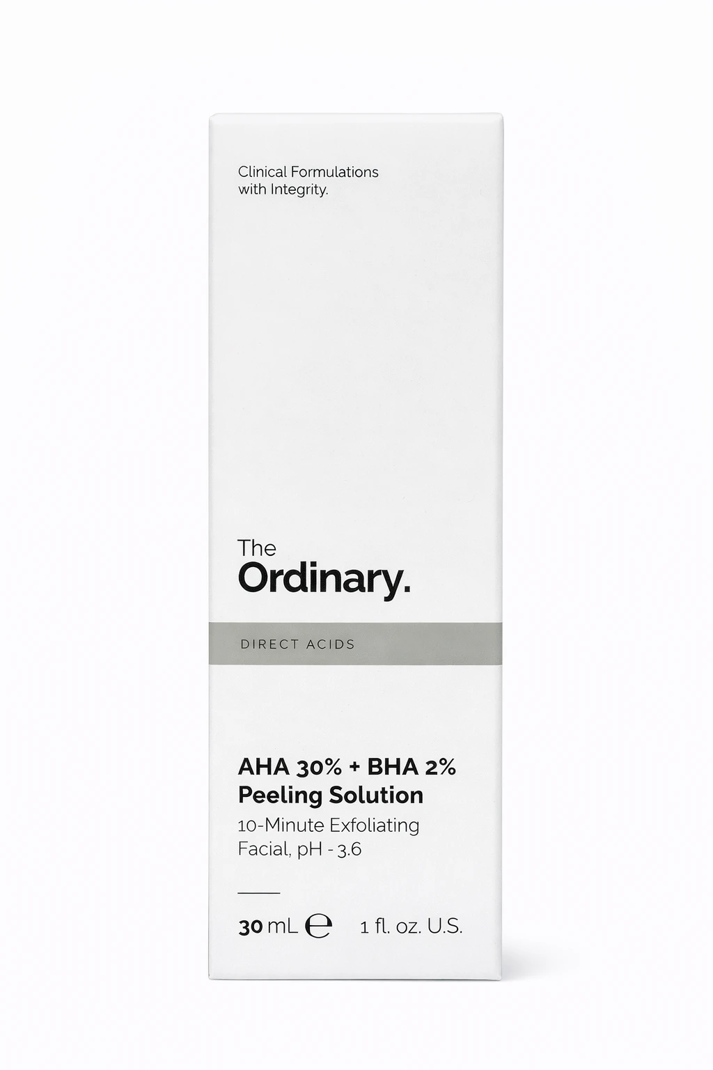 The Ordinary AHA 30% + BHA 2% Peeling Solution