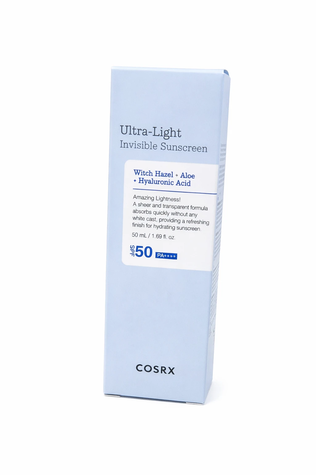 COSRX Ultra-Light Invisible Sunscreen SPF50+ PA++++