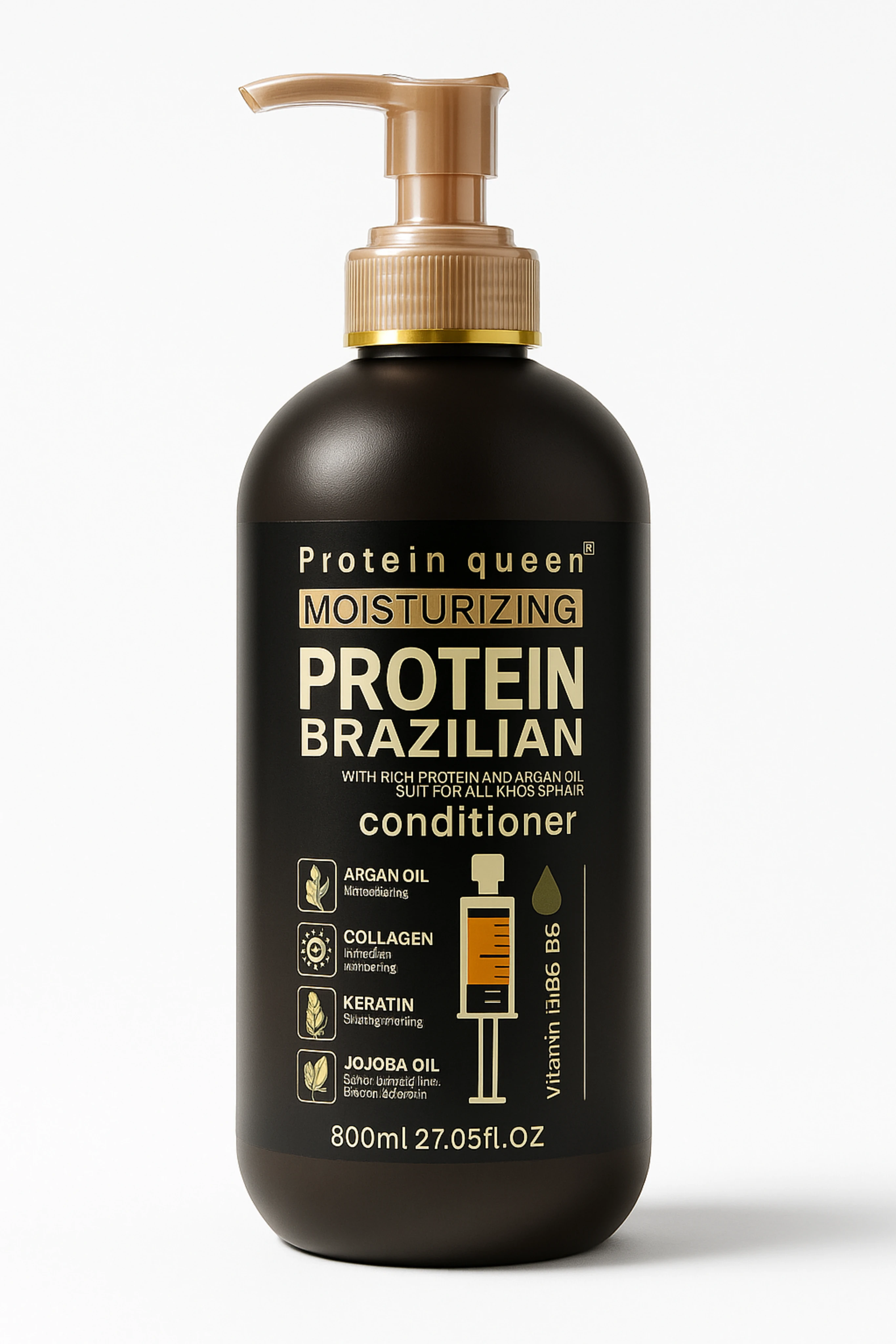 Protein Queen Moisturizing Protein Brazilian Conditioner
